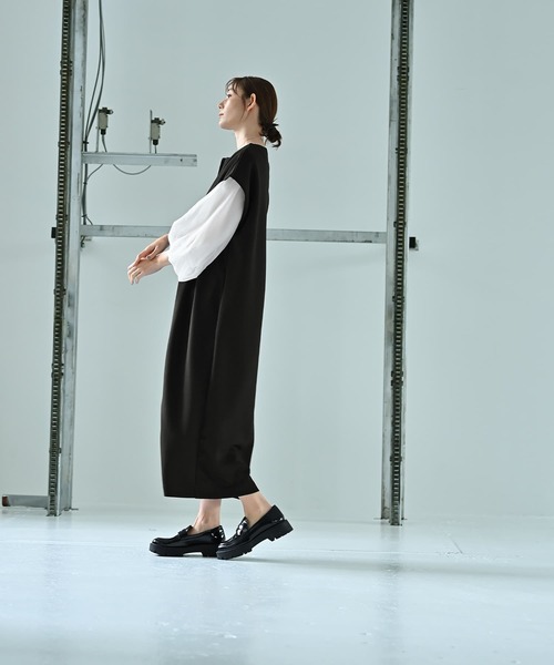 STYLE DELI(スタイルデリ)の「【Kana Oyama×BLK001】ジップジレワンピース(ワンピース・レディース・ブラック/グリーン・FREE)」の13枚目の写真