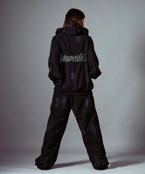 Theater code（シアターコード）の「Raglan Silhouette Zip-Up Hoodie/ラグランシルエット ジップアップパーカー 2026年 夏 夏服メンズ（パーカー・メンズ・ブラック/ベージュ・L/M）」の10枚目の写真
