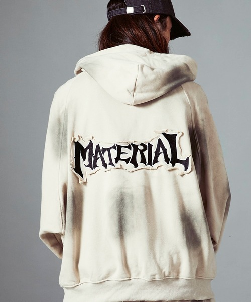 Theater code（シアターコード）の「Raglan Silhouette Zip-Up Hoodie/ラグランシルエット ジップアップパーカー 2026年 夏 夏服メンズ（パーカー・メンズ・ブラック/ベージュ・L/M）」の22枚目の写真