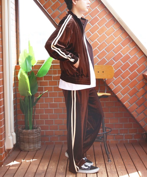 ベロアトラックジャケット（ジャージ）｜8(eight)（エイト）の