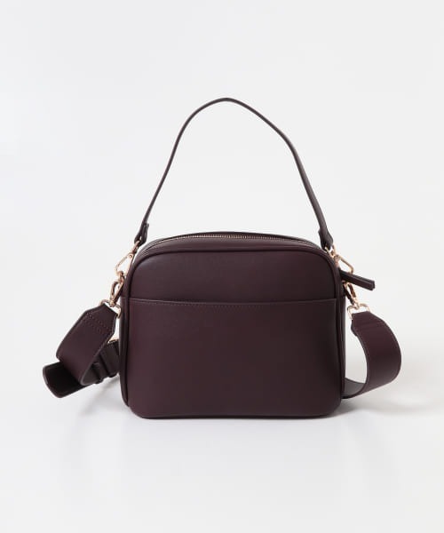 URBAN RESEARCH DOORS(アーバンリサーチドアーズ)の「2WAYスクエアショルダーバッグ(ショルダーバッグ・レディース・レッド系その他/ブラック・ONE)」の9枚目の写真