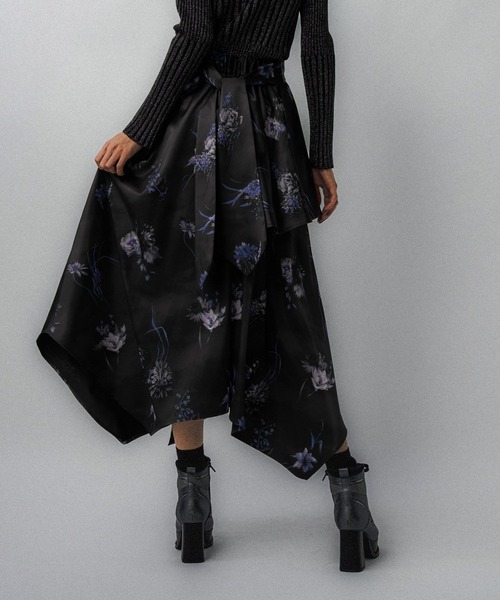 HARE（ハレ）の「Autumnflowerウエストデザインスカート(HARE)（スカート・レディース・ブルーパープル/レッド・FREE）」の13枚目の写真