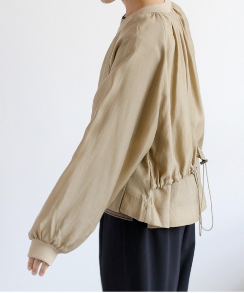 cepo（セポ）の「レイヤーミリタリードロストブルゾン（ブルゾン・レディース・グレー/ベージュ/ブラック・M）」の21枚目の写真