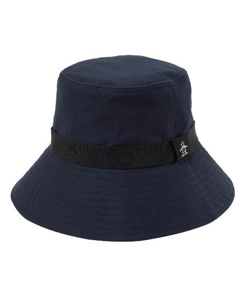 MUNSINGWEAR(マンシングウェア)の「【le coq sportif GOLF】【コカゲル】モールスキン UVハットゴルフキャップ(ハット・レディース・ベージュ/ネイビー・F)」の2枚目の写真