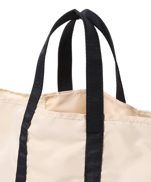 ESTNATION(エストネーション)の「J.B.ATTIRE / ナイロン キャンバス トートバッグ《ESTNATION EXCLUSIVE》(トートバッグ・レディース・オフホワイト/ネイビー・FREE)」の6枚目の写真