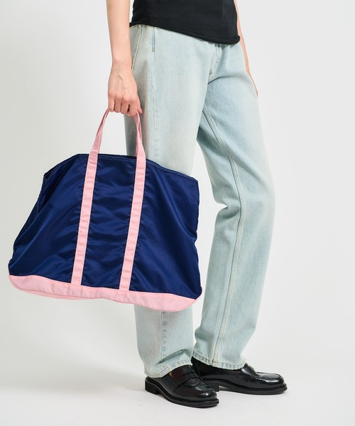 ESTNATION(エストネーション)の「J.B.ATTIRE / ナイロン キャンバス トートバッグ《ESTNATION EXCLUSIVE》(トートバッグ・レディース・オフホワイト/ネイビー・FREE)」の10枚目の写真