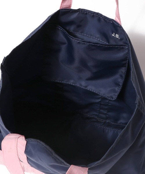 ESTNATION(エストネーション)の「J.B.ATTIRE / ナイロン キャンバス トートバッグ《ESTNATION EXCLUSIVE》(トートバッグ・レディース・オフホワイト/ネイビー・FREE)」の19枚目の写真