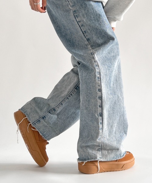 Shoes in Closet(シューズインクローゼット)の「厚底 パールチャーム付 ダブルシューレース コート スニーカー 5434(スニーカー・レディース・ブラック系その他6/イエロー系その他6・M/S/LL/L)」の16枚目の写真