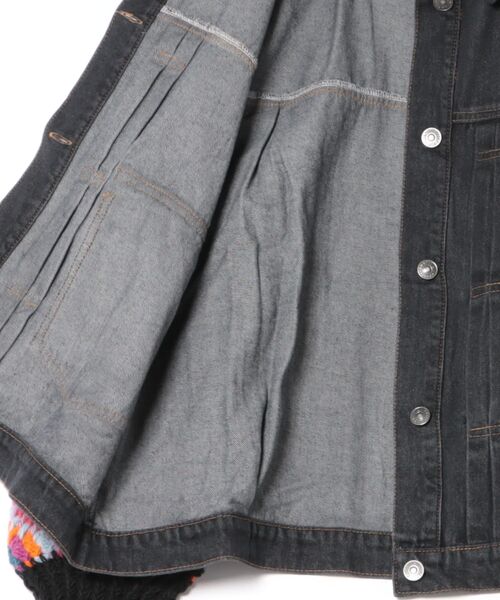チチカカ(チチカカ)の「Rico ハンドクロシェスリーブデニムジャケット(デニムジャケット・レディース・ブルー/ブラック・FREE)」の19枚目の写真