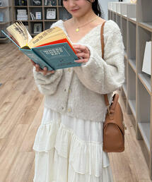 FREE'S MART | ◆ウェーブ起毛Ｖネックカーディガン(ニット/セーター)