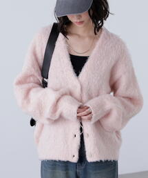 FREE'S MART | ◆ウェーブ起毛Ｖネックカーディガン(ニット/セーター)