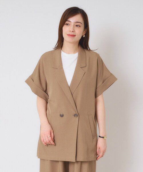 【未使用】whim gazette ジャケット　テーラード　手洗い可　日本製 SHIPS（シップス） ジャケット テーラードジャケット 「手洗い可能