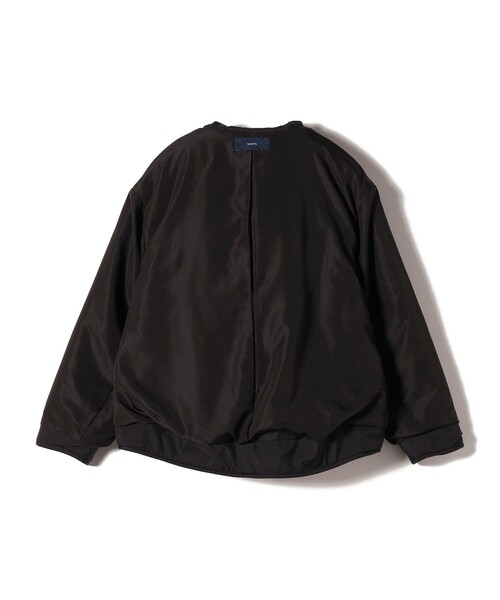 SHIPS（シップス）の「【WEB限定】ボア 配色 フード ブルゾン（ブルゾン・レディース・オフホワイト/チャコールグレー・ONE SIZE）」の9枚目の写真