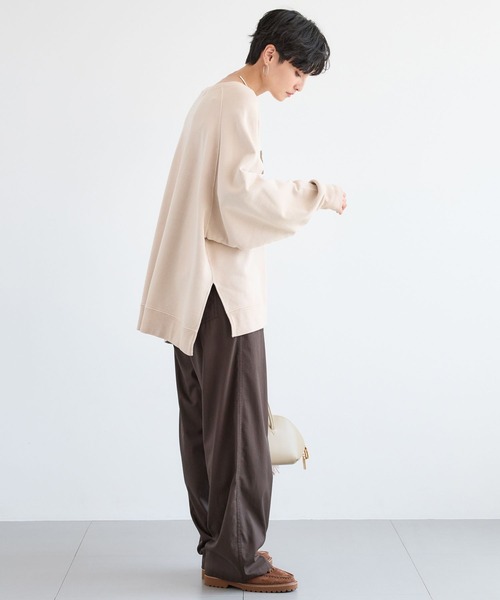 GOOD ROCK SPEED（グッドロックスピード）の「BARNYARDSTORM / 別注【LIFE PICTURE COLLECTION】ラグランスウェット（スウェット・レディース・チャコール/ベージュ・FREE）」の12枚目の写真