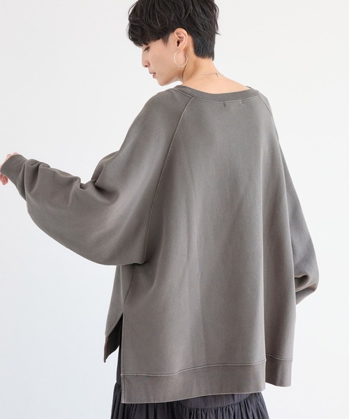 GOOD ROCK SPEED（グッドロックスピード）の「BARNYARDSTORM / 別注【LIFE PICTURE COLLECTION】ラグランスウェット（スウェット・レディース・チャコール/ベージュ・FREE）」の17枚目の写真