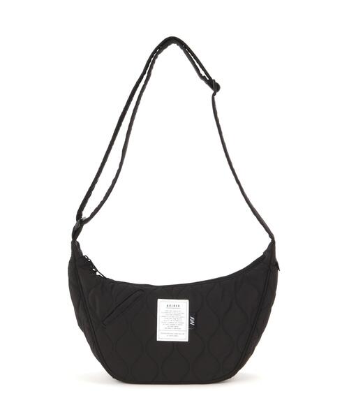 AVIREX(アヴィレックス)の「《WEB限定》MINI BONDING SHOULDER BAG/ミニボンディングショルダーバッグ(ショルダーバッグ・レディース・ブラック・F)」の1枚目の写真