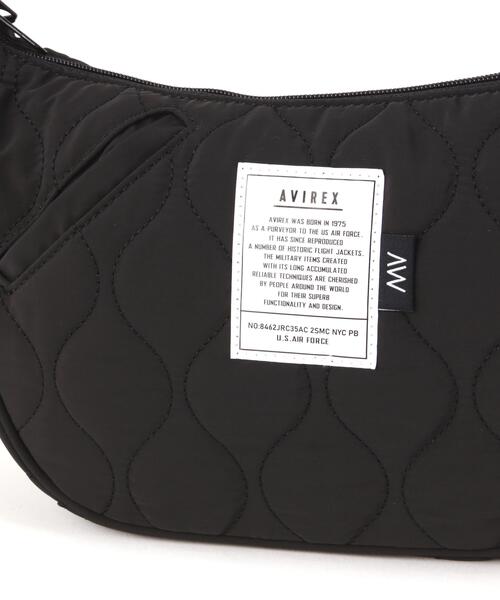 AVIREX(アヴィレックス)の「《WEB限定》MINI BONDING SHOULDER BAG/ミニボンディングショルダーバッグ(ショルダーバッグ・レディース・ブラック・F)」の14枚目の写真