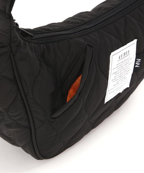 AVIREX(アヴィレックス)の「《WEB限定》MINI BONDING SHOULDER BAG/ミニボンディングショルダーバッグ(ショルダーバッグ・レディース・ブラック・F)」の16枚目の写真