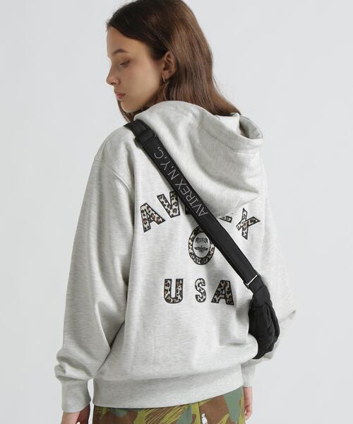 AVIREX(アヴィレックス)の「《WEB限定》MINI BONDING SHOULDER BAG/ミニボンディングショルダーバッグ(ショルダーバッグ・レディース・ブラック・F)」の19枚目の写真