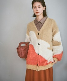 LAKOLE | インターシャ配色カーディガン / 583726(カーディガン/ボレロ)