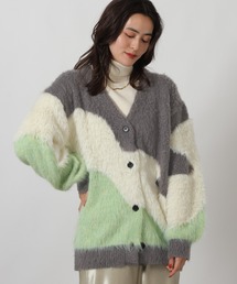 LAKOLE | インターシャ配色カーディガン / 583726(カーディガン/ボレロ)