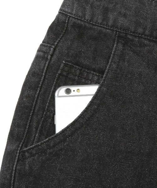LUXSTYLE(ラグスタイル)の「ウエストシャーリングペインターパンツ(デニムパンツ・メンズ・ブラック系その他/インディゴブルー/ストライプ/ブルー系その他・M/L/XL)」の21枚目の写真