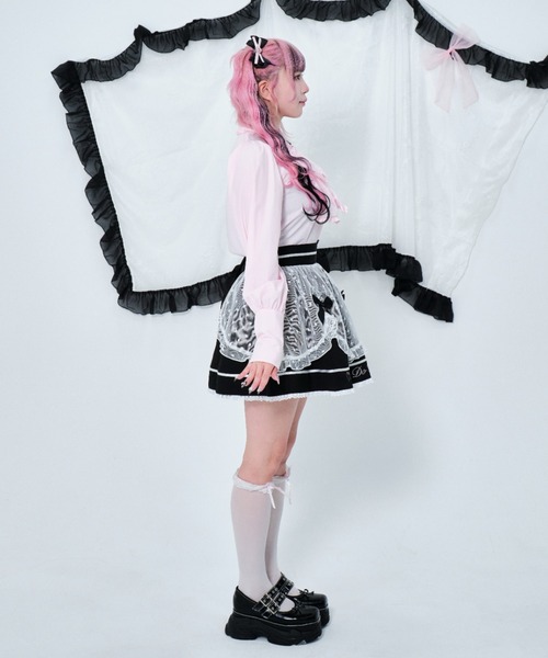 Magia Charm(マギアチャーム)の「ビッグリボンブラウス / リボンタイ(シャツ/ブラウス・レディース・ピンク/ホワイト/ブラック・F)」の5枚目の写真