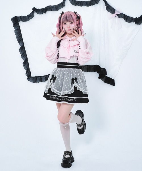 Magia Charm(マギアチャーム)の「ビッグリボンブラウス / リボンタイ(シャツ/ブラウス・レディース・ピンク/ホワイト/ブラック・F)」の4枚目の写真