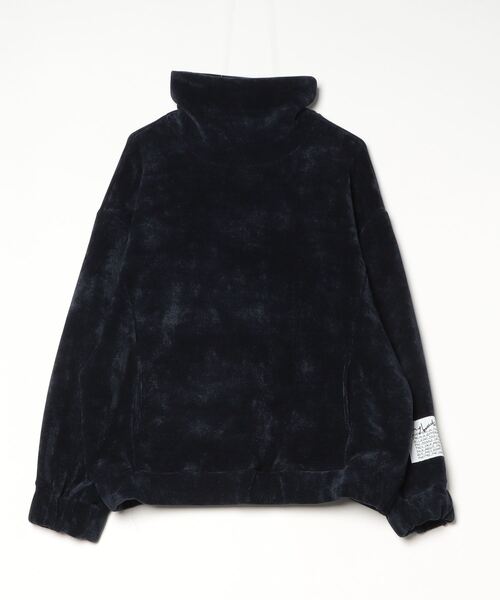 my beautiful landlet(マイビューティフルランドレット)の「【my beautiful landlet】 CHENILLE KNIT HIGH NECK PULLOVER(その他トップス・メンズ・ベージュ/ネイビー/イエロー/グリーン/ブラック・1/0)」の4枚目の写真