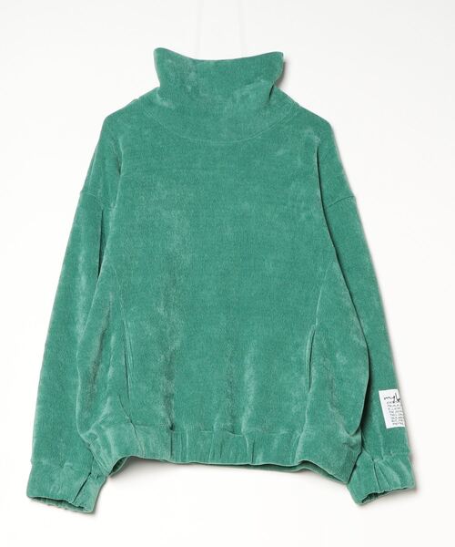 my beautiful landlet(マイビューティフルランドレット)の「【my beautiful landlet】 CHENILLE KNIT HIGH NECK PULLOVER(その他トップス・メンズ・ベージュ/ネイビー/イエロー/グリーン/ブラック・1/0)」の3枚目の写真