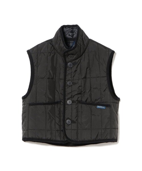 Ray BEAMS（レイビームス）の「LAVENHAM / クロップド コクーン ミックフィールド（WOMENS）（ベスト・レディース・ブラック・10）」の2枚目の写真