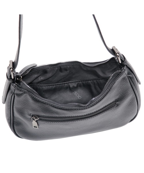 GUSCIO(グッシオ)の「【グッシオベーシック】アウトポケットショルダーバッグ(ショルダーバッグ・レディース・ブラック/グレー/シルバー/レッド/モカ・FREE)」の12枚目の写真