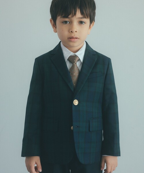 TRW ブラックウォッチ ジャケット / キッズ 110cm-130cm（スーツ