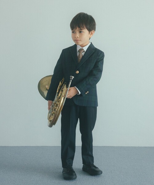 TRW ブラックウォッチ ジャケット / キッズ 110cm-130cm（スーツ
