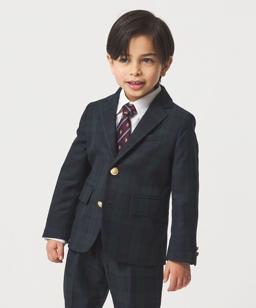 TRW ブラックウォッチ ジャケット / キッズ 110cm-130cm（スーツ