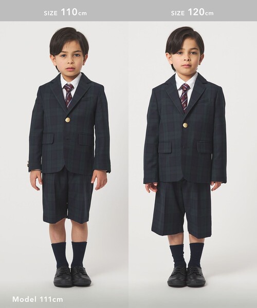 TRW ブラックウォッチ ジャケット / キッズ 110cm-130cm（スーツ