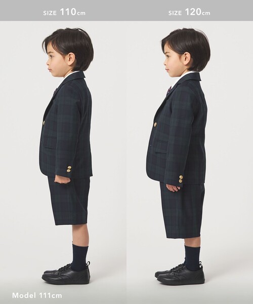 TRW ブラックウォッチ ジャケット / キッズ 110cm-130cm（スーツ