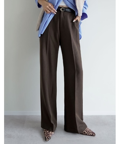 アルガンオイル加工][低身長/高身長サイズ有]微起毛ツイルストレート