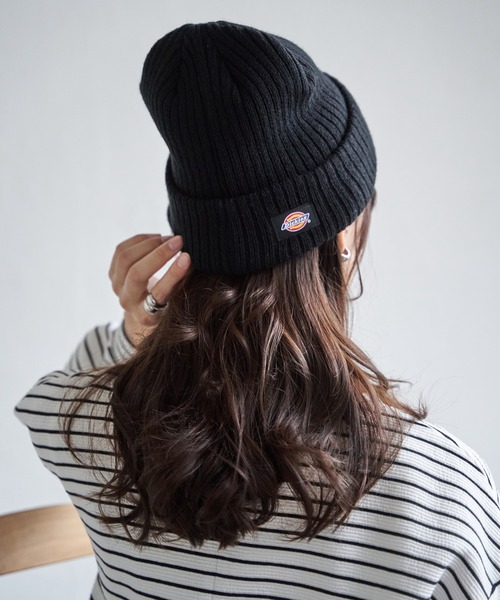 Dickies（ディッキーズ）の「Dickies ディッキーズ ニットワッチ（ニットキャップ/ビーニー・レディース・アイボリー/グレー/オレンジ/ブラック・FREE）」の14枚目の写真