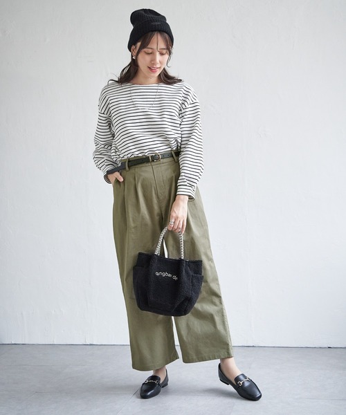 Dickies（ディッキーズ）の「Dickies ディッキーズ ニットワッチ（ニットキャップ/ビーニー・レディース・アイボリー/グレー/オレンジ/ブラック・FREE）」の13枚目の写真