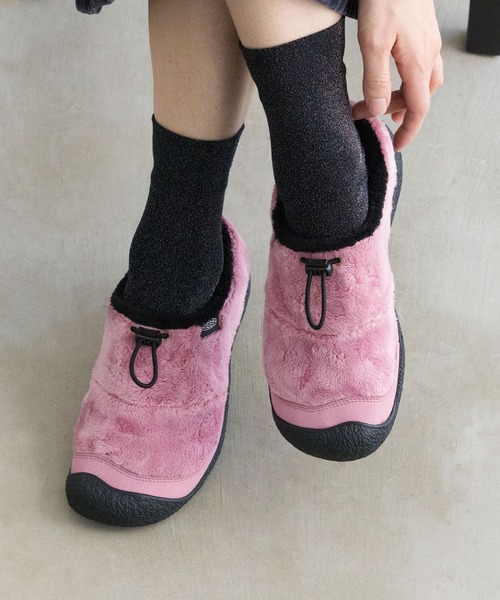 KEEN(キーン)の「HOWSER III SLIDE / ハウザー スリー スライド / レディース スリッポン スニーカー ★Collaboration with ARTPARA FUKAGAWA(スリッポン・レディース・ピンク・25cm/24.5cm/24cm/23.5cm/23cm/22.5cm/26cm/25.5cm)」の1枚目の写真