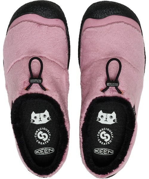 KEEN(キーン)の「HOWSER III SLIDE / ハウザー スリー スライド / レディース スリッポン スニーカー ★Collaboration with ARTPARA FUKAGAWA(スリッポン・レディース・ピンク・25cm/24.5cm/24cm/23.5cm/23cm/22.5cm/26cm/25.5cm)」の8枚目の写真