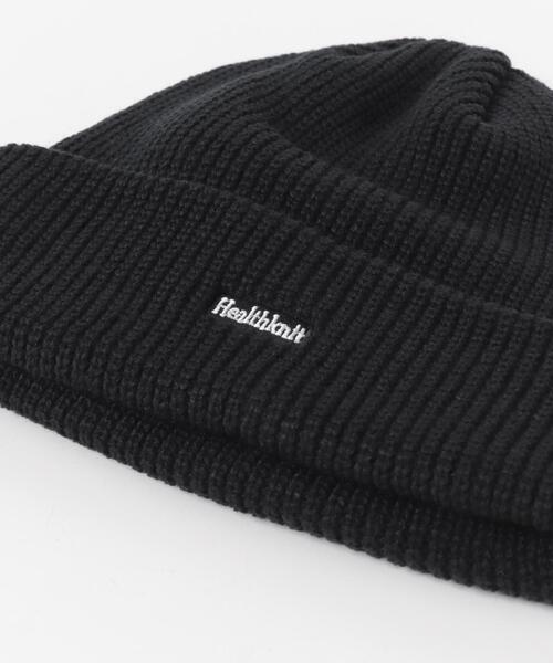 ブラック ニットビーニー ロゴ刺繍 ステューシー(STUSSY)|ロゴ刺繍ビーニー|HARDOFFオフモール（オフモ