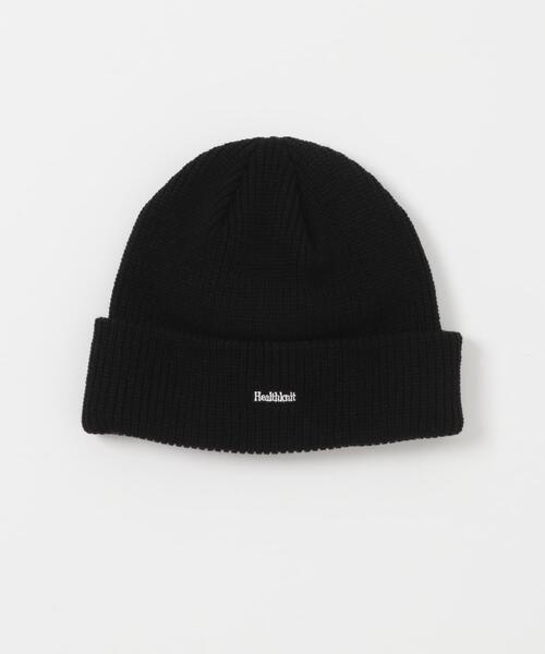 ITEMS URBANRESEARCH(アイテムズ アーバンリサーチ)の「Healthknit ロゴ刺繍 Knit Watch(ニットキャップ/ビーニー・メンズ・ブラック/ネイビー/オレンジ・-)」の8枚目の写真