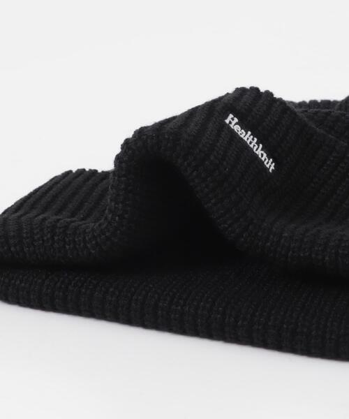 ITEMS URBANRESEARCH(アイテムズ アーバンリサーチ)の「Healthknit ロゴ刺繍 Knit Watch(ニットキャップ/ビーニー・メンズ・ブラック/ネイビー/オレンジ・-)」の10枚目の写真