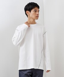 THE SHOP TK  | ハンドステッチ長袖Tシャツ 【洗濯機OK】(Tシャツ/カットソー)