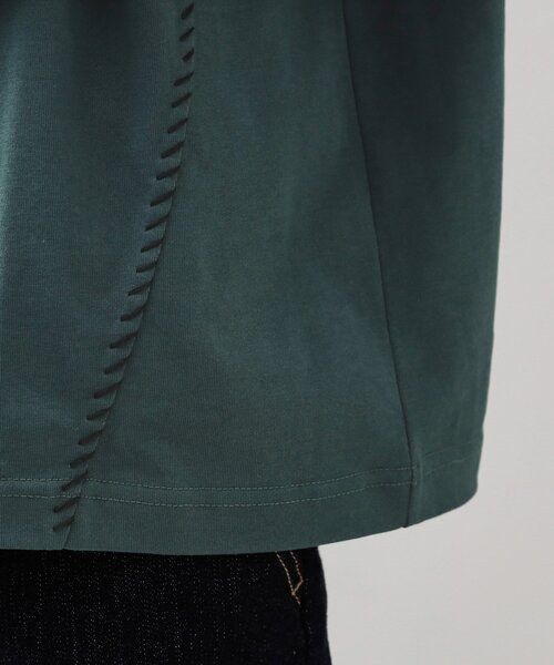 THE SHOP TK （ザ ショップ ティーケー ）の「ハンドステッチ長袖Tシャツ 【洗濯機OK】（Tシャツ/カットソー・メンズ・ブラック/ブルーグリーン/オフホワイト・02/03/04）」の22枚目の写真