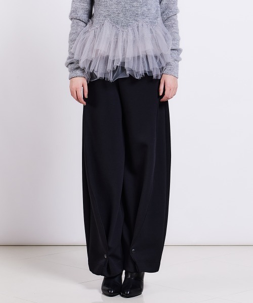 Sov.（ソブ）の「ダンボールカーブパンツ（その他パンツ・レディース・ブラック/ベージュ・38/36）」の2枚目の写真