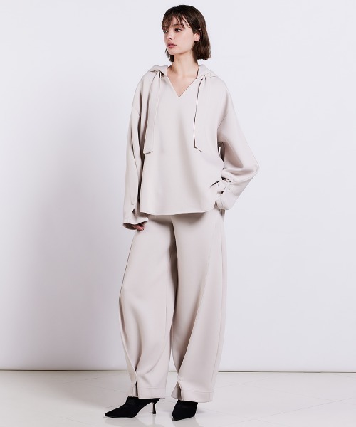 Sov.（ソブ）の「ダンボールカーブパンツ（その他パンツ・レディース・ブラック/ベージュ・38/36）」の14枚目の写真