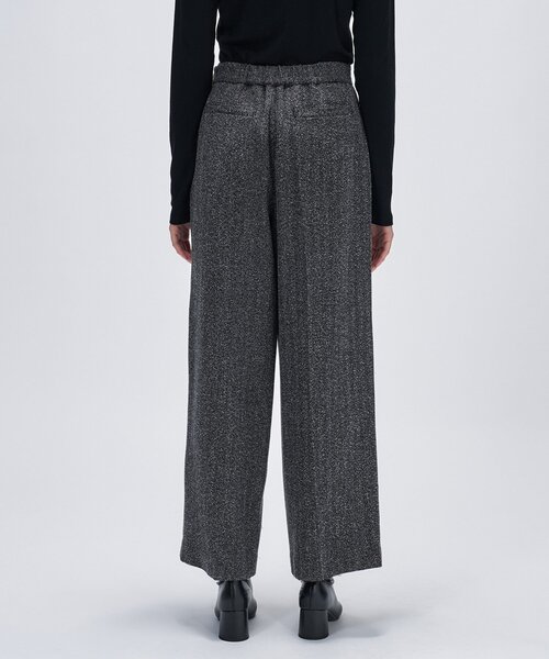 cloenc(クロエンス)の「【手洗い可】ダブルタックヘリンボーンワイドパンツ(その他パンツ・レディース・ブラック系3/ダークブラウン系3・02/01/03)」の16枚目の写真